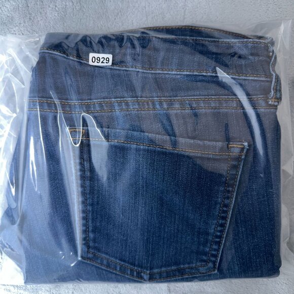 Gap Straight Leg Jeans Rolled Cuffed Hem Medium Wash Womens Blue Size 10/30R - Picture 11 of 11